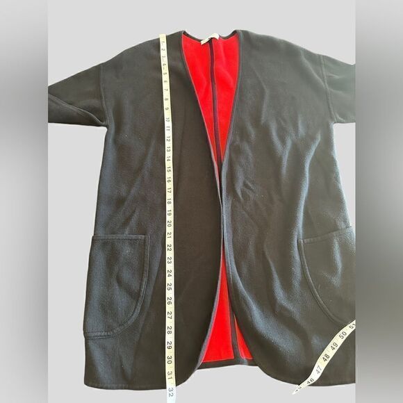 Adrienne Vittadini Open Front Cardigan Sweater Pockets Size S - Picture 9 of 15